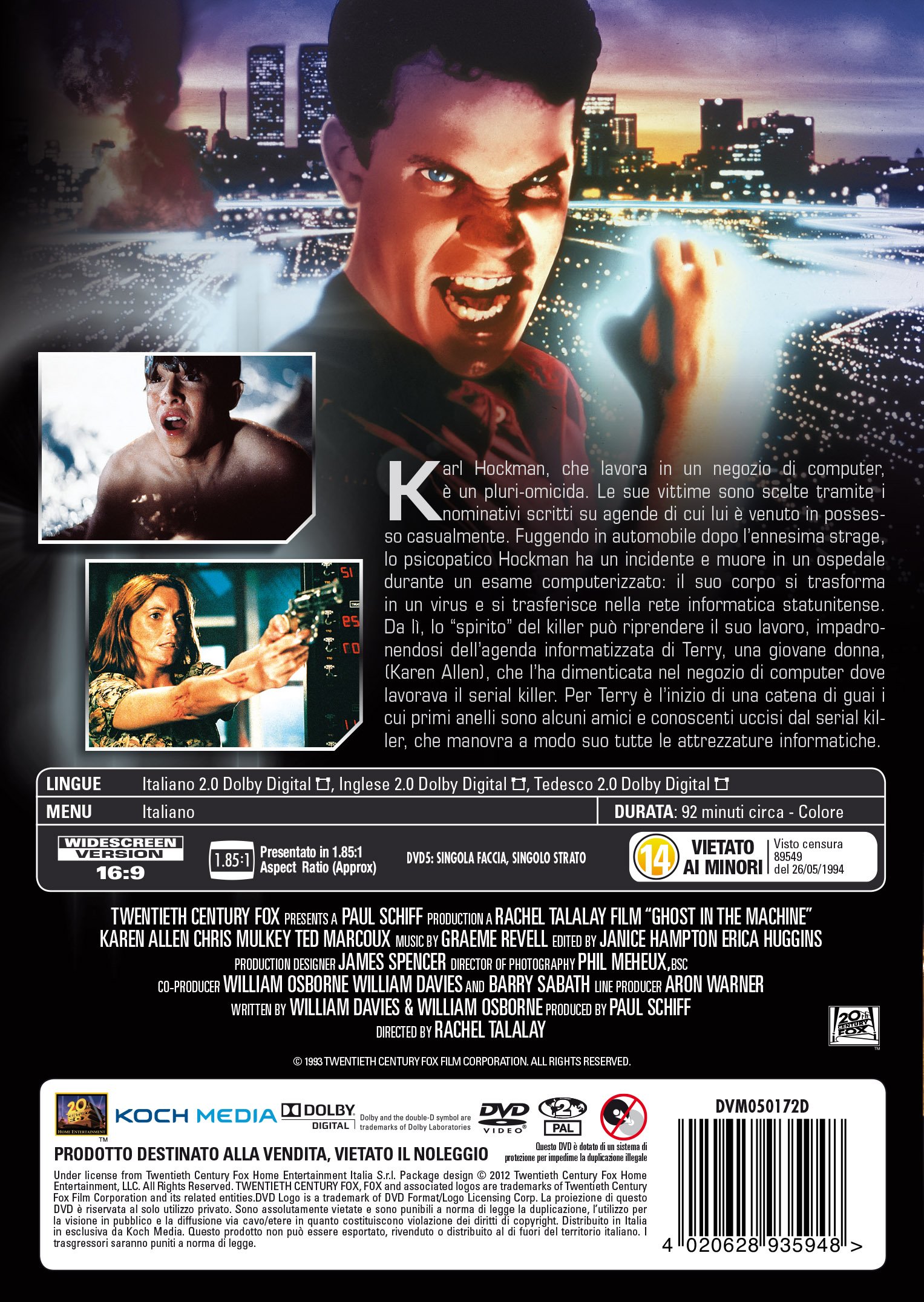 Killer Machine [Italian Edition] - High-Quality Action Movie DVD for Thriller Fans | Perfect for Movie Nights & Collector's Editions