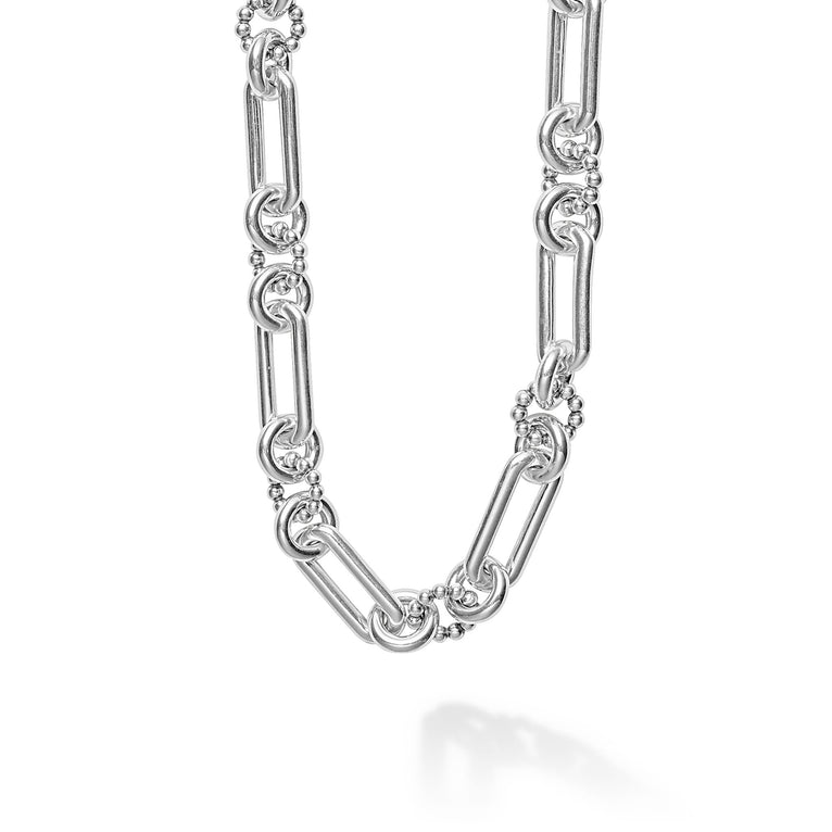 Sterling Silver Link Chain Necklace for Women - Elegant & Durable Jewelry for Everyday Wear, Gifts & Special Occasions