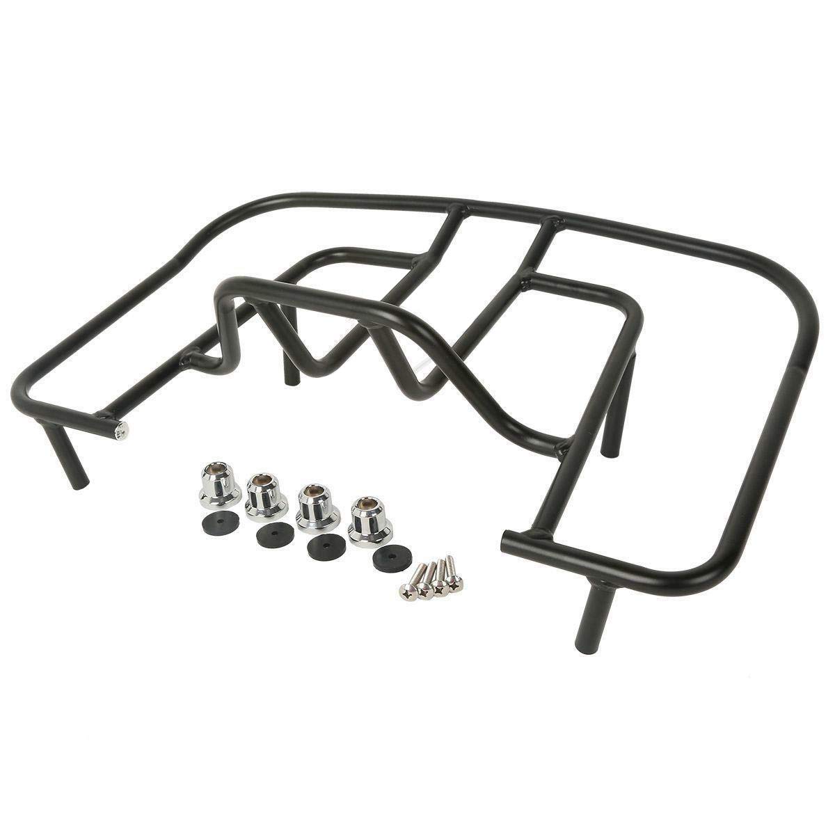 SLMOTO Black Tourbox Trunk Luggage Rack for Honda Goldwing GL1800 ABS (2001-2017) - Heavy Duty Motorcycle Storage Solution for Long Rides & Road Trips