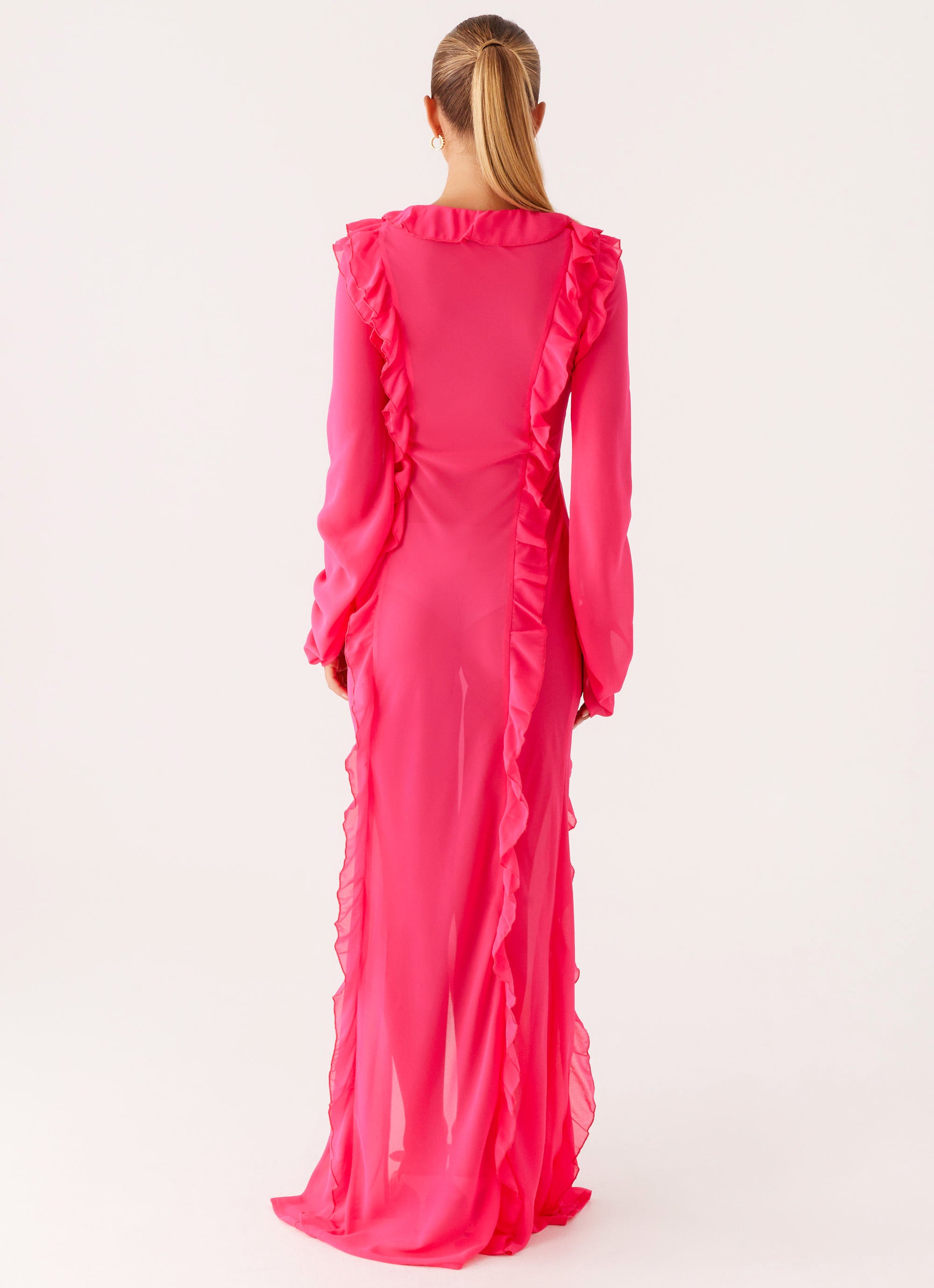 Charlize Women's Maxi Dress - Flowy Long Summer Dress in Pink | Perfect for Beach, Vacation & Casual Outings