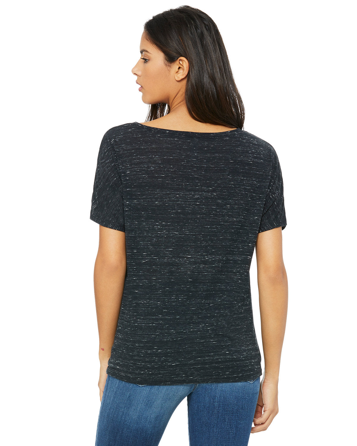 Bella + Canvas 8815 Women's Slouchy V-Neck T-Shirt - Soft Relaxed Fit Tee for Casual Wear, Lounge & Everyday Outfits