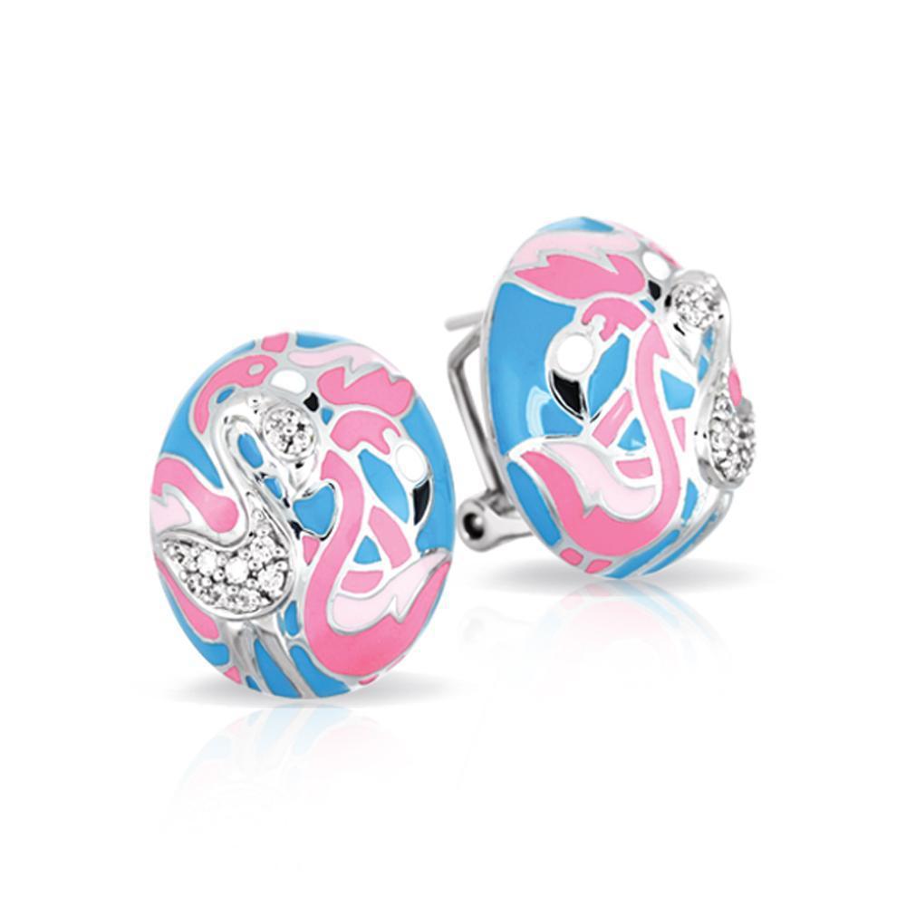 Flamingo Earrings for Women - Trendy Summer Dangle Drop Earrings - Lightweight Hypoallergenic Jewelry - Perfect for Beach, Vacation & Party Wear