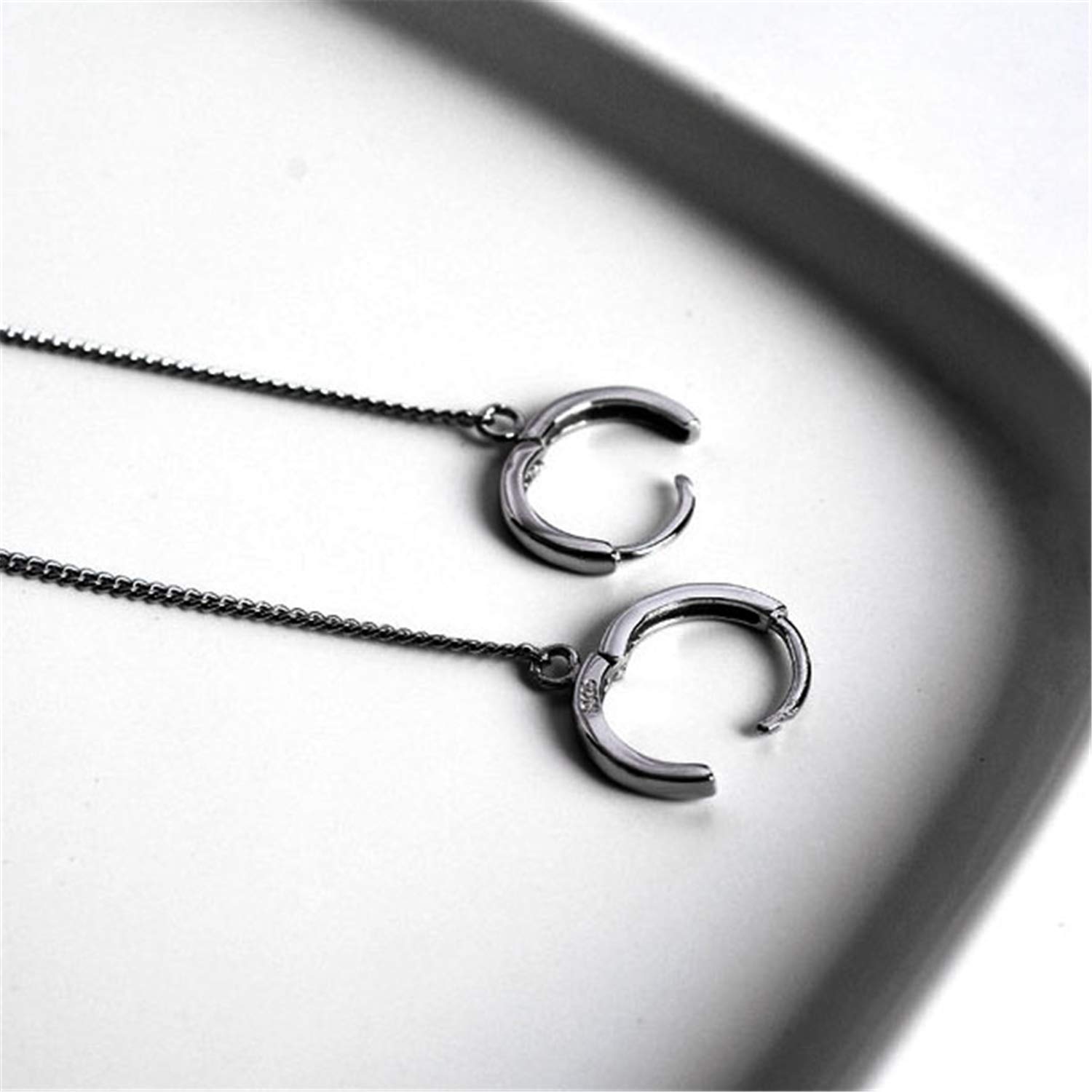 ANDPAI Unique Corn Chain Hoop Earrings - Gold & Silver Plated Double Piercing Earrings for Women & Men | Dainty Small Huggie Hoops, Minimalist Chain Cuff Earrings | Perfect for Everyday Wear, Parties & Jewelry Gifts