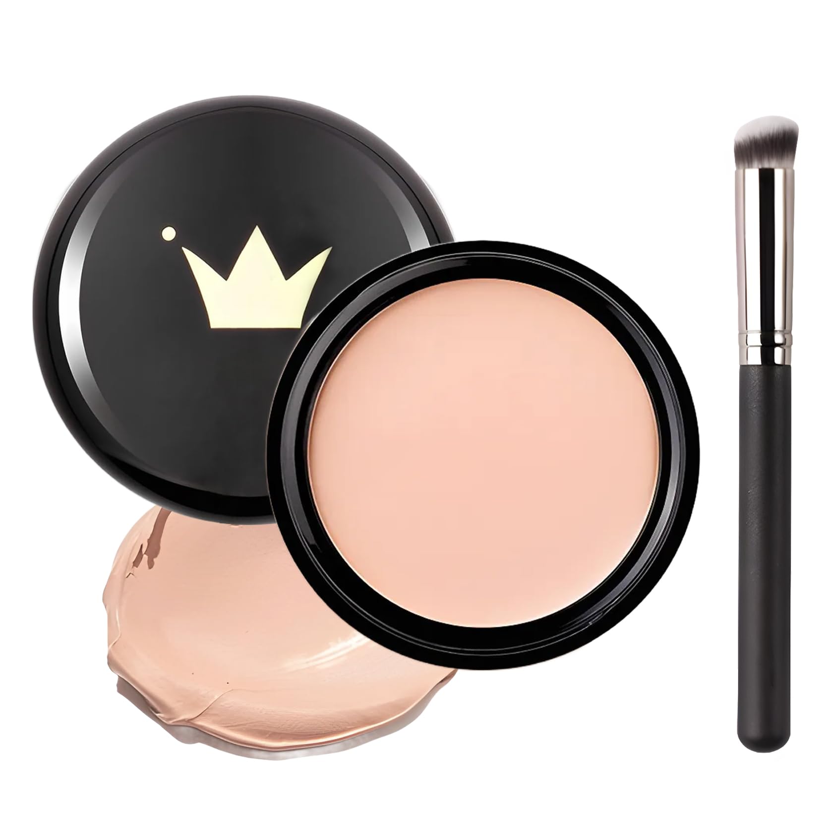 Best Under Eye Concealer for Dark Circles - Full Coverage Color Corrector Makeup for Mature Skin, Waterproof & Long Lasting - Tattoo Cover Up Makeup (Light) - Perfect for Daily Wear & Special Occasions