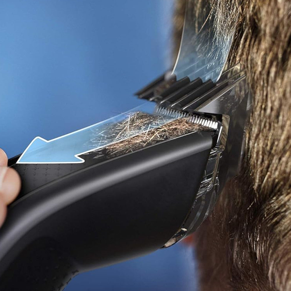 PHILIPS HC7650/14 Series 7000 Rechargeable & Washable Hair Clipper for Men - Professional Cordless Hair Trimmer with Self-Sharpening Blades - Perfect for Home Haircuts, Beard Trimming, and Personal Grooming
