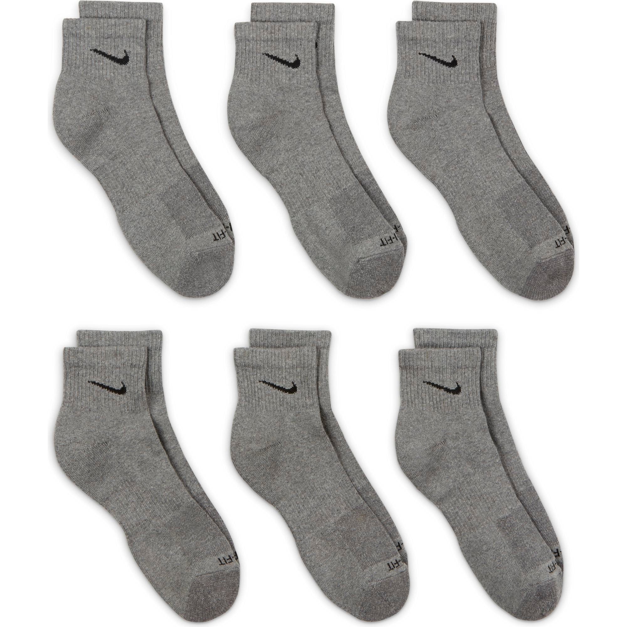 Everyday Plus Cushioned Quarter Socks (6 Pairs) - Soft Breathable Comfort Socks for Men & Women - Perfect for Running, Walking, Work & Daily Wear
