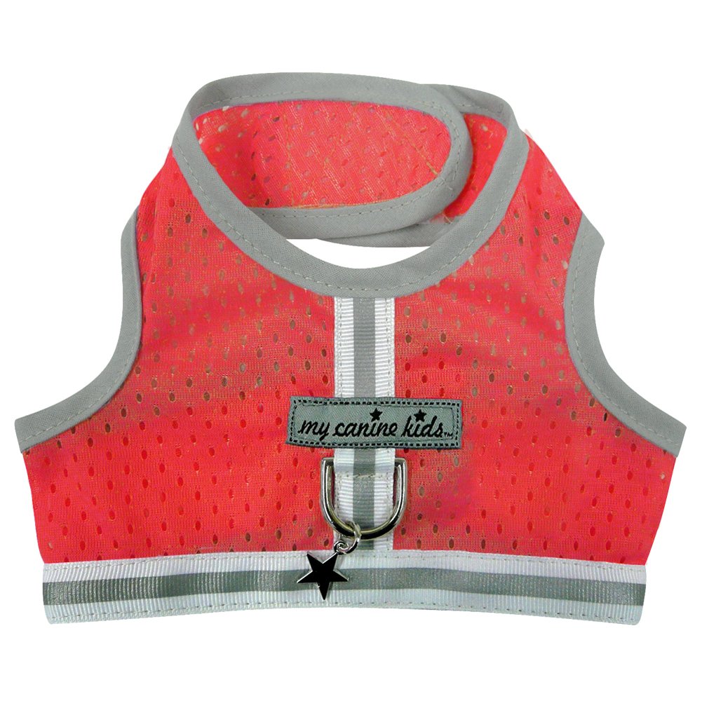 Breathable Mesh Dog Harness for Small Dogs & Puppies - Reflective, Adjustable Velcro - Perfect for Teacup Breeds, Walking & Outdoor Adventures