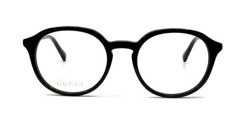 Gucci GG 1004O 001 Black Round Women's Eyeglasses | Fashion Sunglasses for Women | Perfect for Everyday Wear, Office & Outdoor Activities