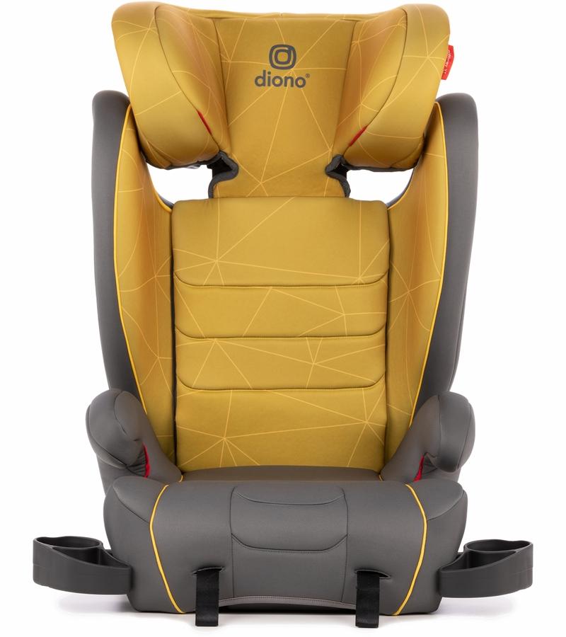 Diono Monterey XT Latch Booster Car Seat - High Back Booster for Big Kids 3-12 Years (25-120 lbs) | Side Impact Protection | Easy Installation for Safe Family Travel & School Commute