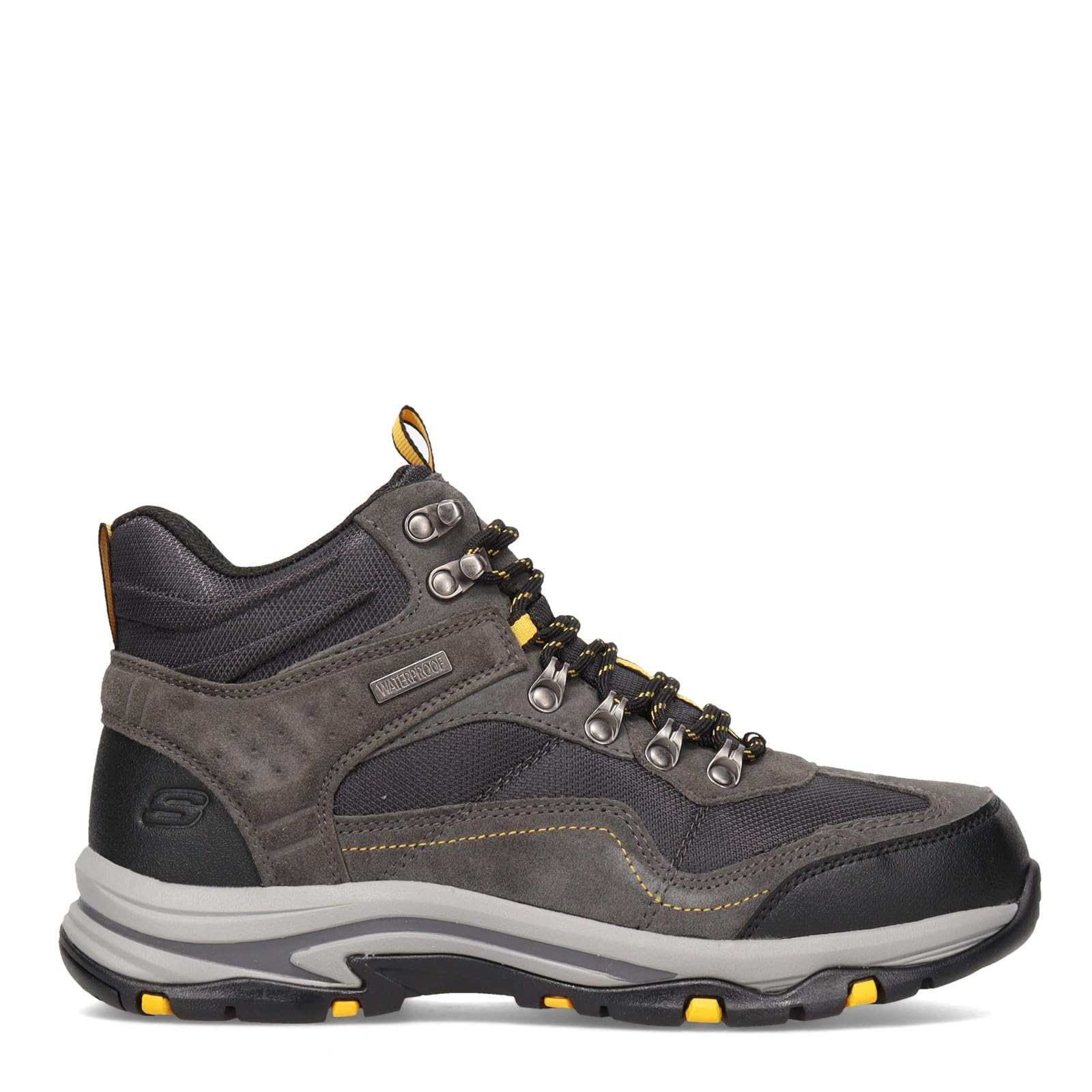 Skechers Men's Waterproof Hiking Boots - Lightweight Comfortable Outdoor Shoes for Trekking, Camping & Winter Walking