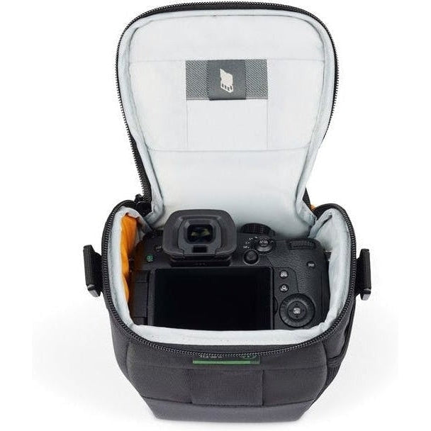 Lowepro Adventura TLZ 30 III Camera Bag - Waterproof DSLR/SLR Shoulder Bag for Travel & Outdoor Photography (Black/Green) - Perfect for Hiking, City Exploration & Professional Shoots