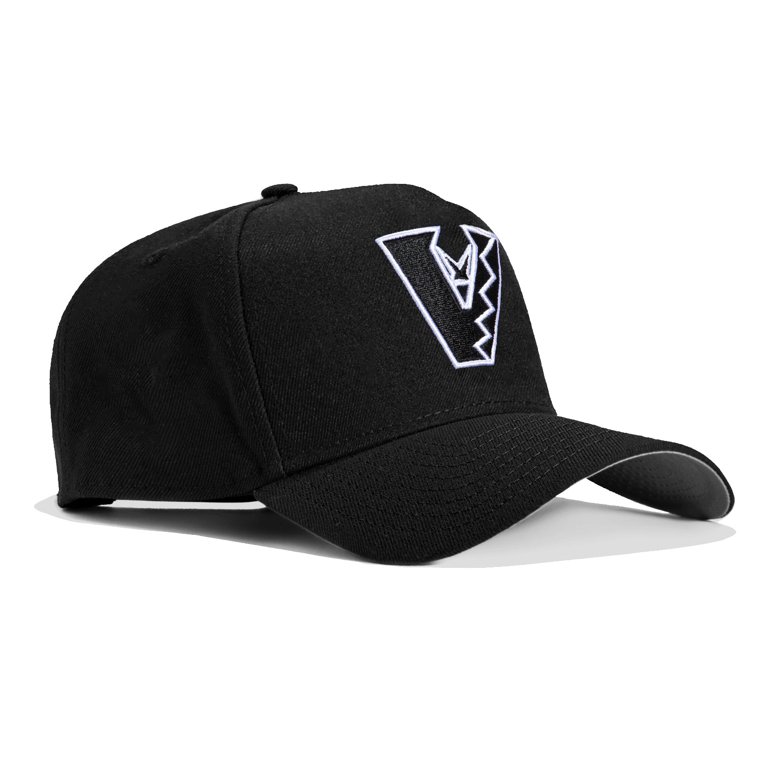 New Era 9Forty A-Frame Arizona Diamondbacks Snapback Hat - Upside Down 'A' Design in Black & White | Official MLB Baseball Cap for Fans & Streetwear Fashion