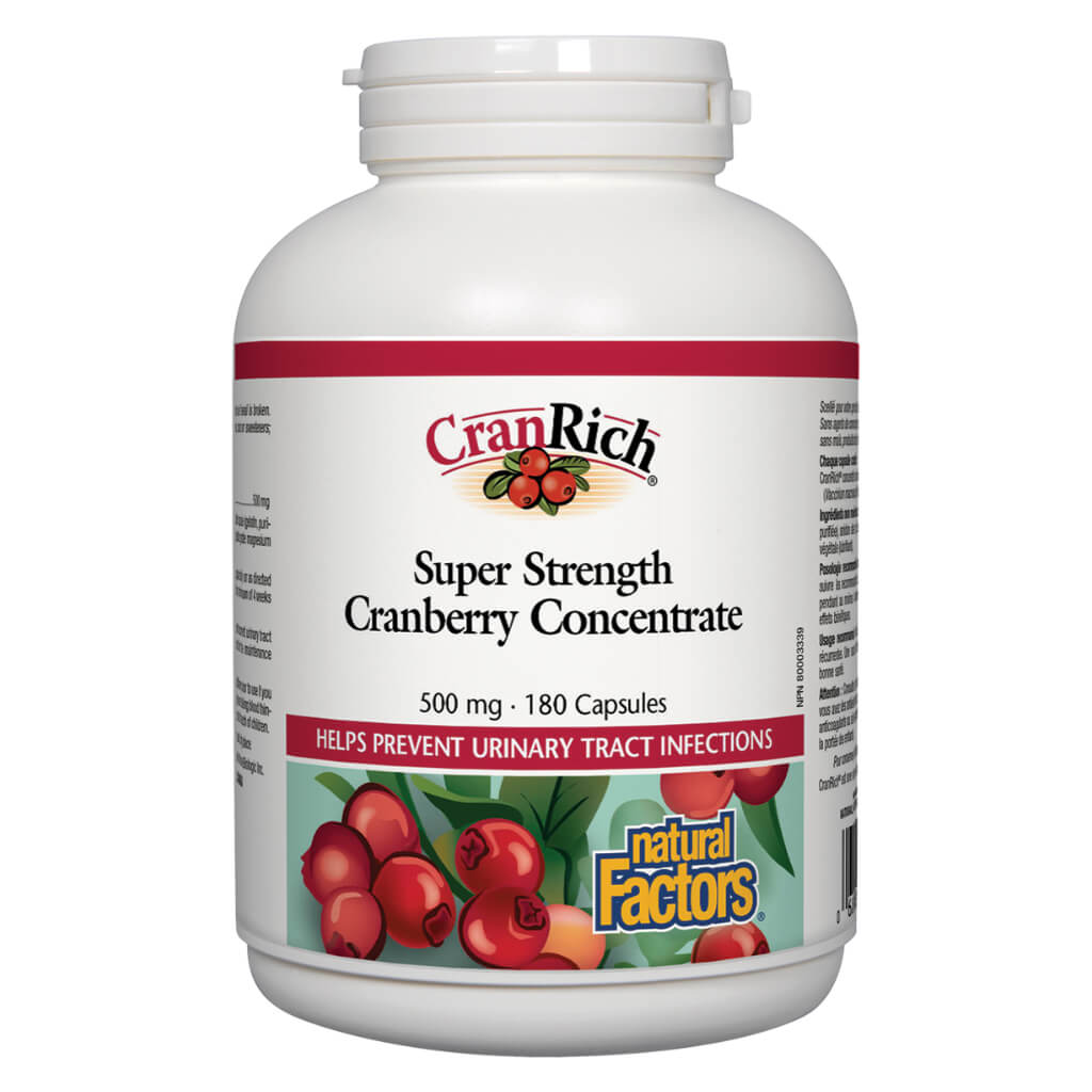 CranRich Super Strength Cranberry Concentrate 500mg - Premium Urinary Tract Support Supplement for Women & Men - Supports Bladder Health & Immune System - Perfect for Daily Wellness Routine