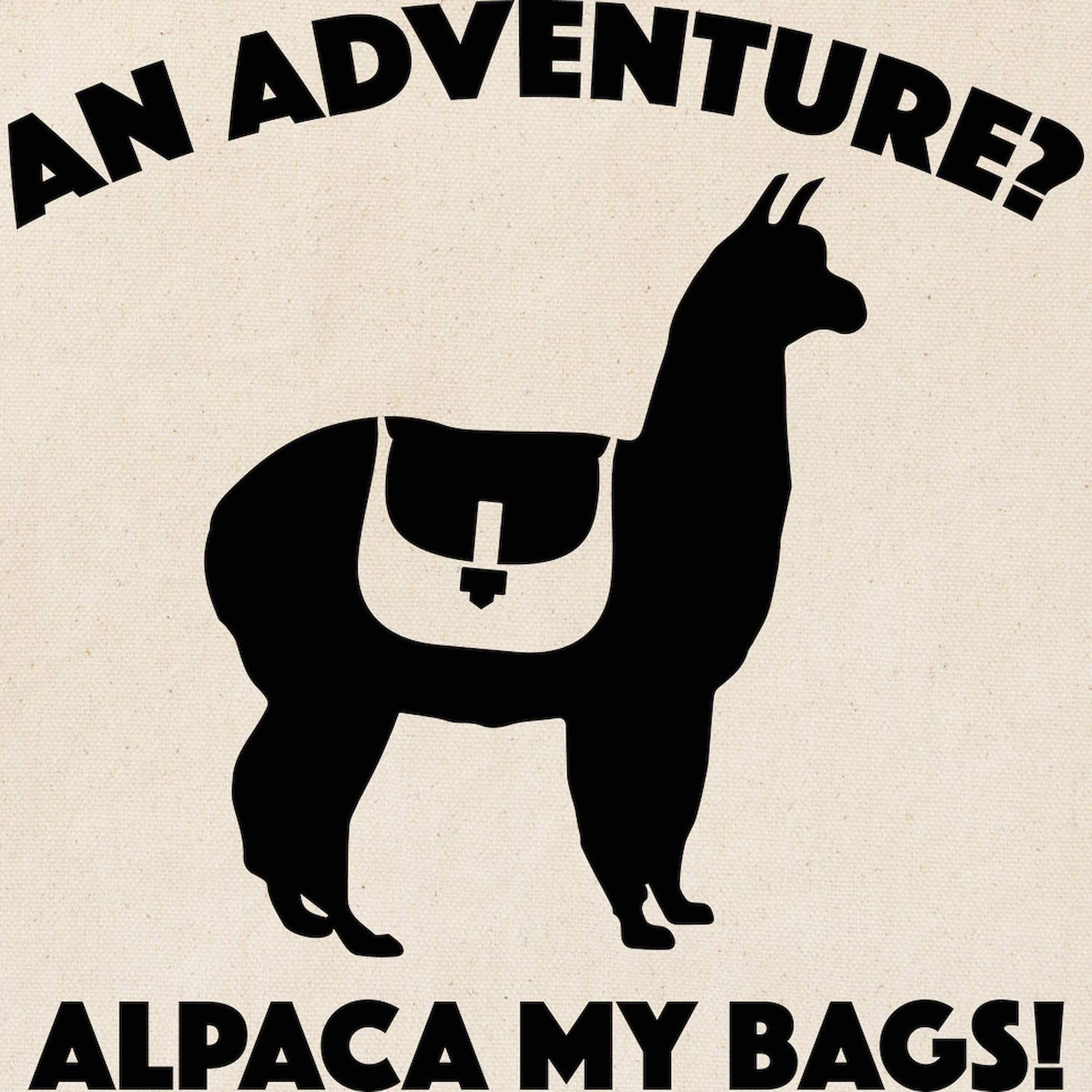 Alpaca My Bags Natural Canvas Tote Bag - Eco-Friendly Reusable Shopping Bag for Groceries, Beach & Daily Use | CafePress