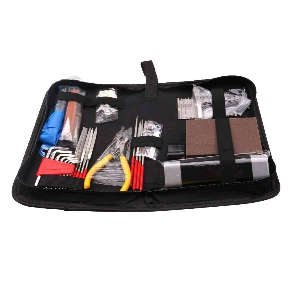 Professional Guitar Repair Kit - Essential Maintenance Tools Set with Wrench & String Winder for Guitarists | Perfect for Home Studio, Live Performances & Music Lessons