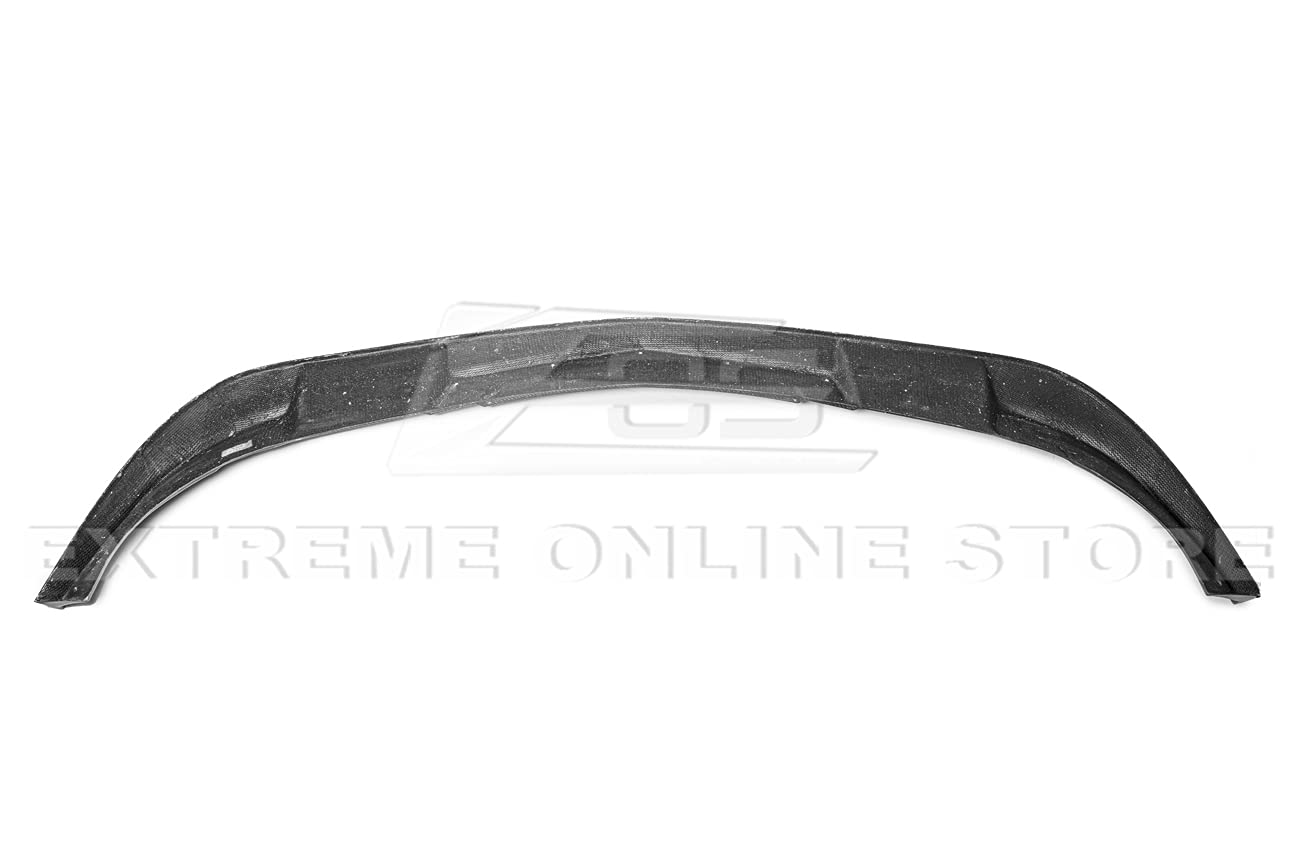 2005-2013 Chevrolet Corvette C6 Base & ZR1 Extended Style Carbon Fiber Front Bumper Lip Splitter | Replacement Part for Enhanced Aerodynamics & Sporty Look | Perfect for Racing, Car Shows & Street Performance