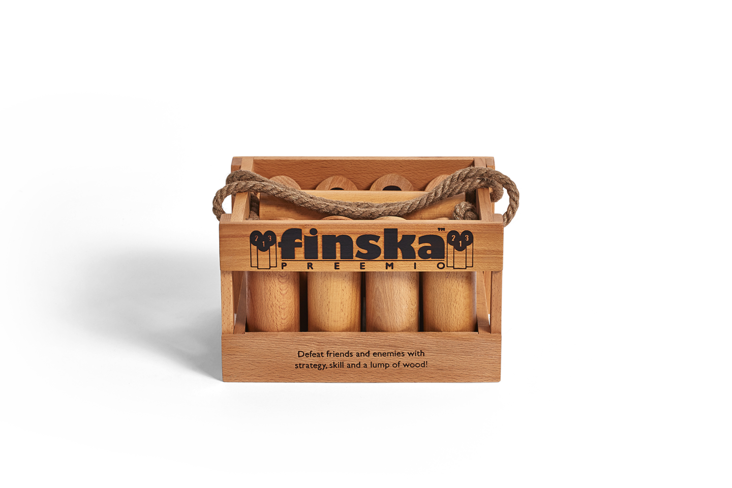 Premium Finska Outdoor Tossing Game Set - Classic Wooden Lawn Game for Backyard, Picnic, Beach & Camping Fun - Perfect for Family Gatherings & Parties