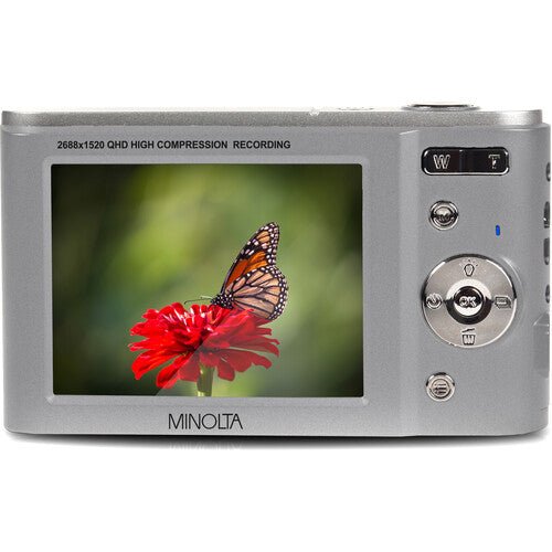 MINOLTA MND20 44MP 2.7K Ultra HD Digital Camera with 3.0