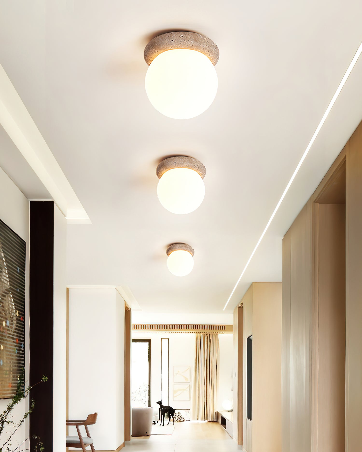 Asteroid Ceiling Lamp - Modern LED Hanging Light Fixture for Living Room, Bedroom & Dining Room | Energy Efficient Home Decor Lighting for Indoor Spaces