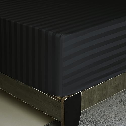 Striped Satin-black