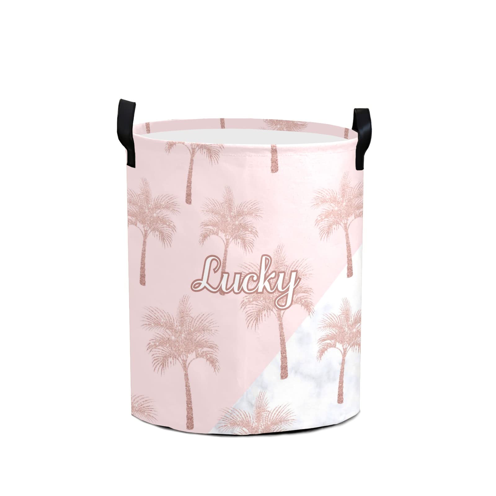 Collapsible Laundry Basket with Handles - Large Oxford Cloth Laundry Hamper Bag with Tree Pattern for Home Storage | Perfect for Bedroom, Closet, Dorm & Laundry Room Organization