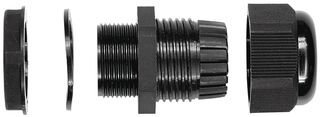 BUD INDUSTRIES NG-9511 PG7 Cable Gland Clamp - 5 Pack (5 Pieces) - Waterproof Cable Entry for Electrical Enclosures, Outdoor & Industrial Use