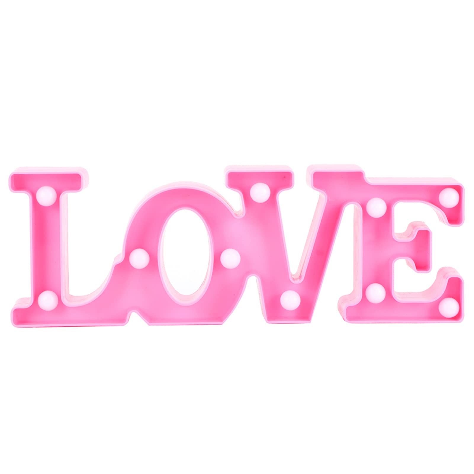 Romantic LED Proposal Night Lamp - Pink Durable & Safe Wedding Party Christmas Light for Bedroom, Nursery, or Special Events