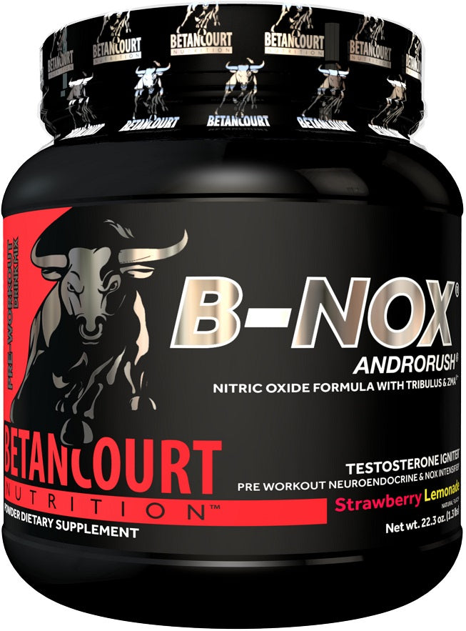 Betancourt Nutrition B NOX Androrush - Grape Flavor Pre-Workout Supplement, 633g for Men - Boost Energy, Focus & Performance for Gym, Bodybuilding & Intense Training