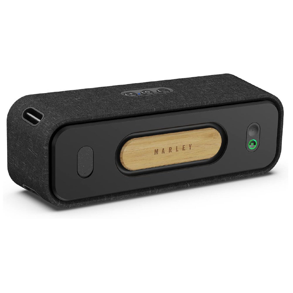 HOUSE OF MARLEY EM JA030 SB Get Together 2 Bluetooth Speaker - Blemished Packaging | Portable Wireless Speaker for Outdoor, Travel, Beach & Home Use