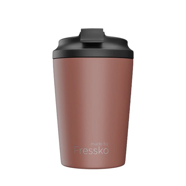 Fressko Reusable Ceramic Coffee Cup - Eco-Friendly Travel Mug for Hot & Cold Drinks | Perfect for Office, Camping & Outdoor Adventures