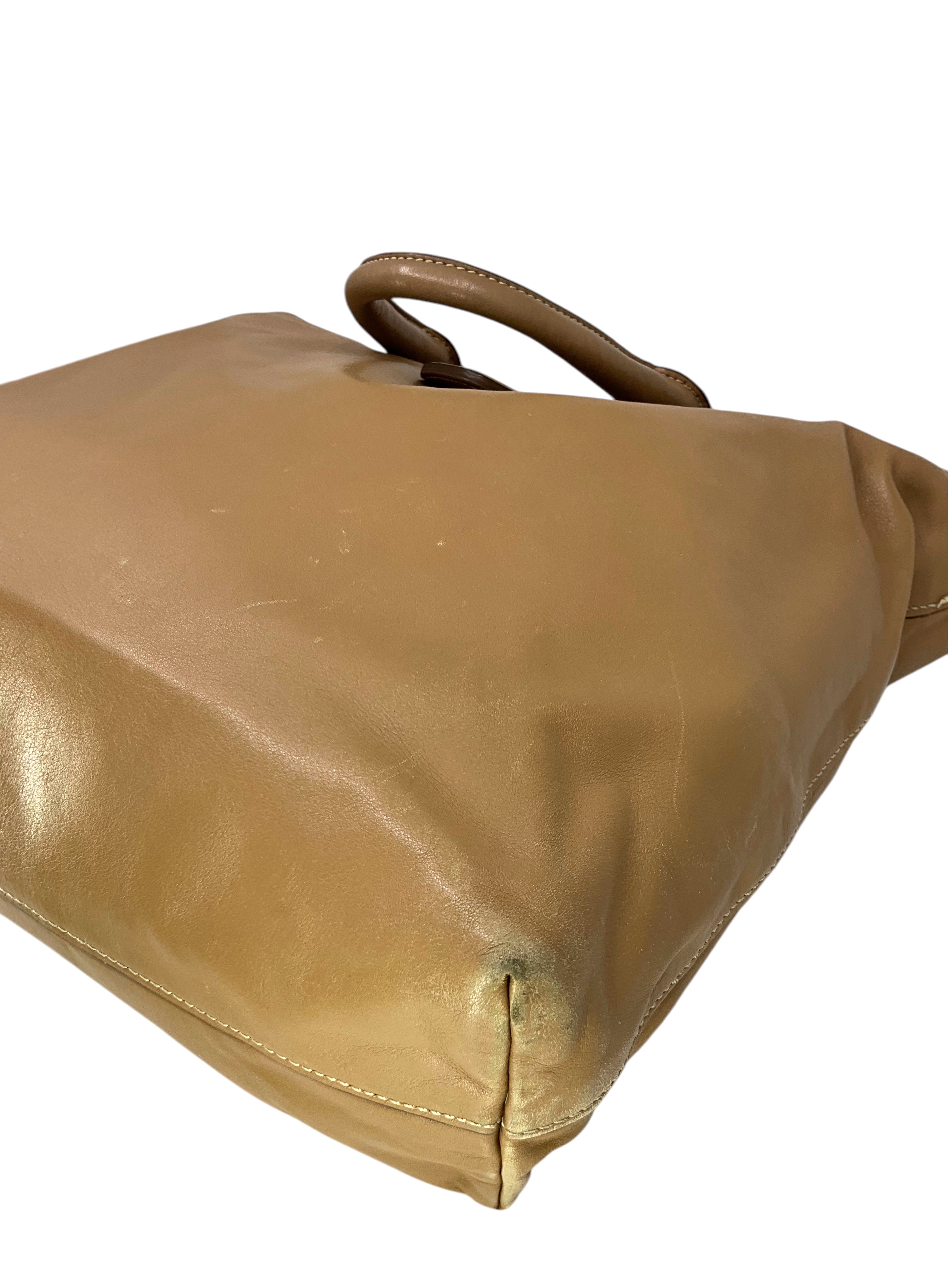 Prada Soft Calfskin Open Shopper Tote Bag - Luxury Leather Handbag for Women | Perfect for Work, Travel & Everyday Use