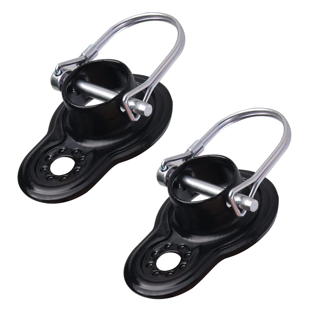 2 Pack Bike Trailer Coupler Hitch - Universal Fit for Instep & Schwinn Bike Trailers - Flat & Angled Adapter for All Bicycle Sizes & Models - Replacement Parts for Instep Bike Trailers - Perfect for Family Cycling, Grocery Hauling & Outdoor Adventures