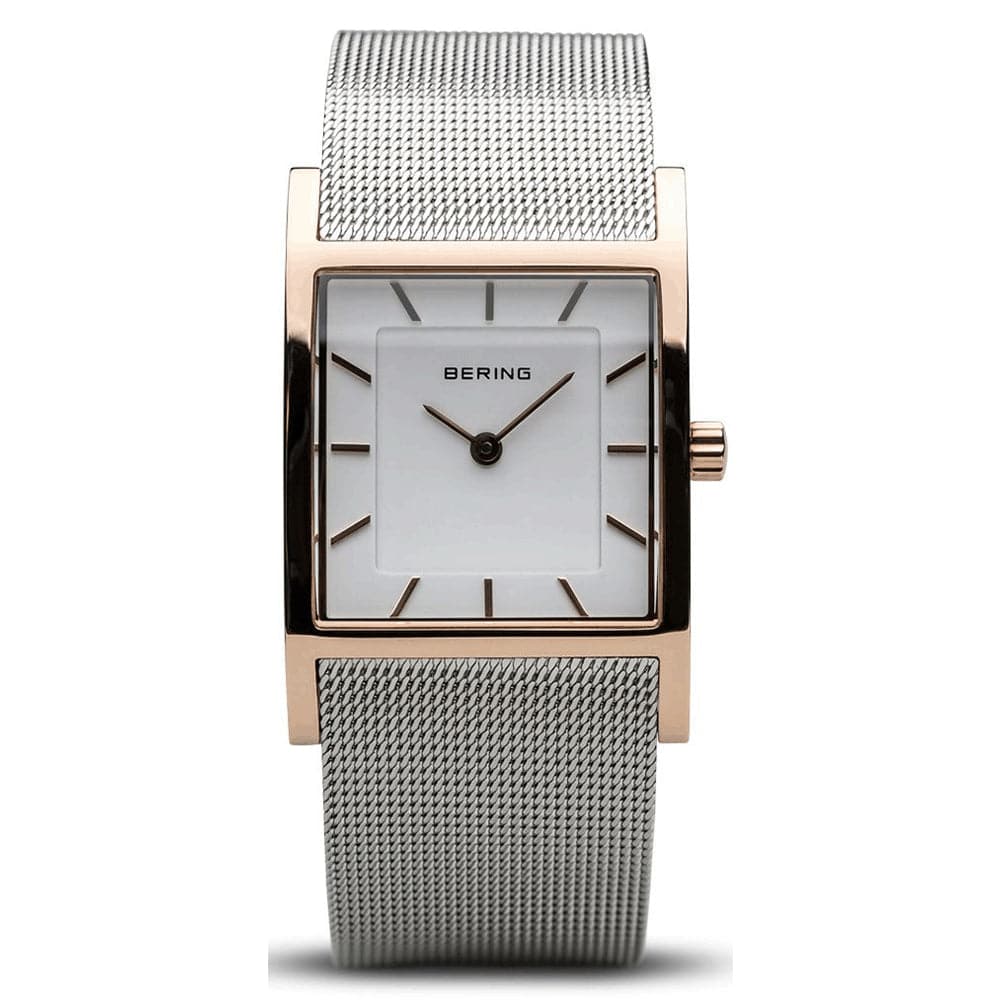 Bering Classic Women's Watch - White Dial, Silver Milanese Strap 10426-066S | Elegant Timepiece for Business, Office & Formal Occasions
