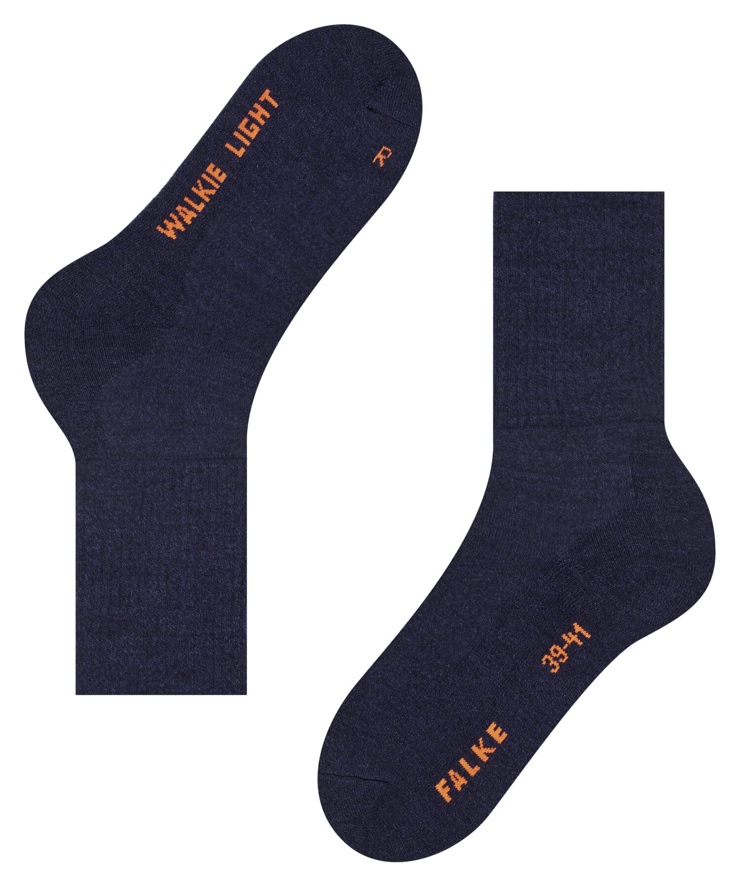 FALKE Unisex Walkie Light Wool Socks - Comfortable & Breathable Hiking Socks for Men & Women - Perfect for Outdoor Activities, Walking & Travel (1 Pair)