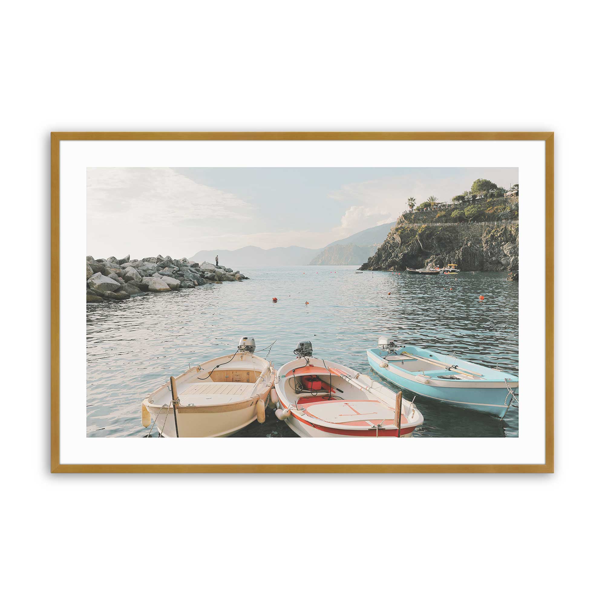 Dockside Dreams Print - Coastal Wall Art Decor for Beach House, Living Room & Bedroom | Nautical Themed Home Decor for Seaside & Ocean Lover Gifts