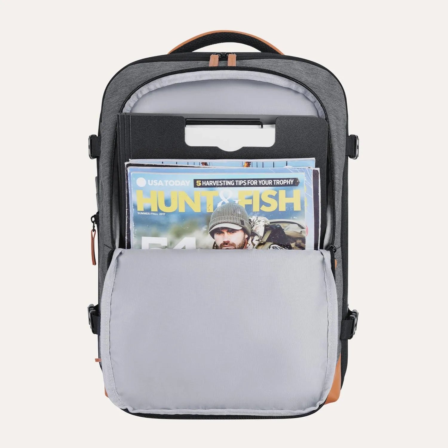 Falco 40L Expandable Airline Approved Carry On Travel Backpack - Waterproof Laptop Backpack for Business Travel, Weekend Trips & Commuting