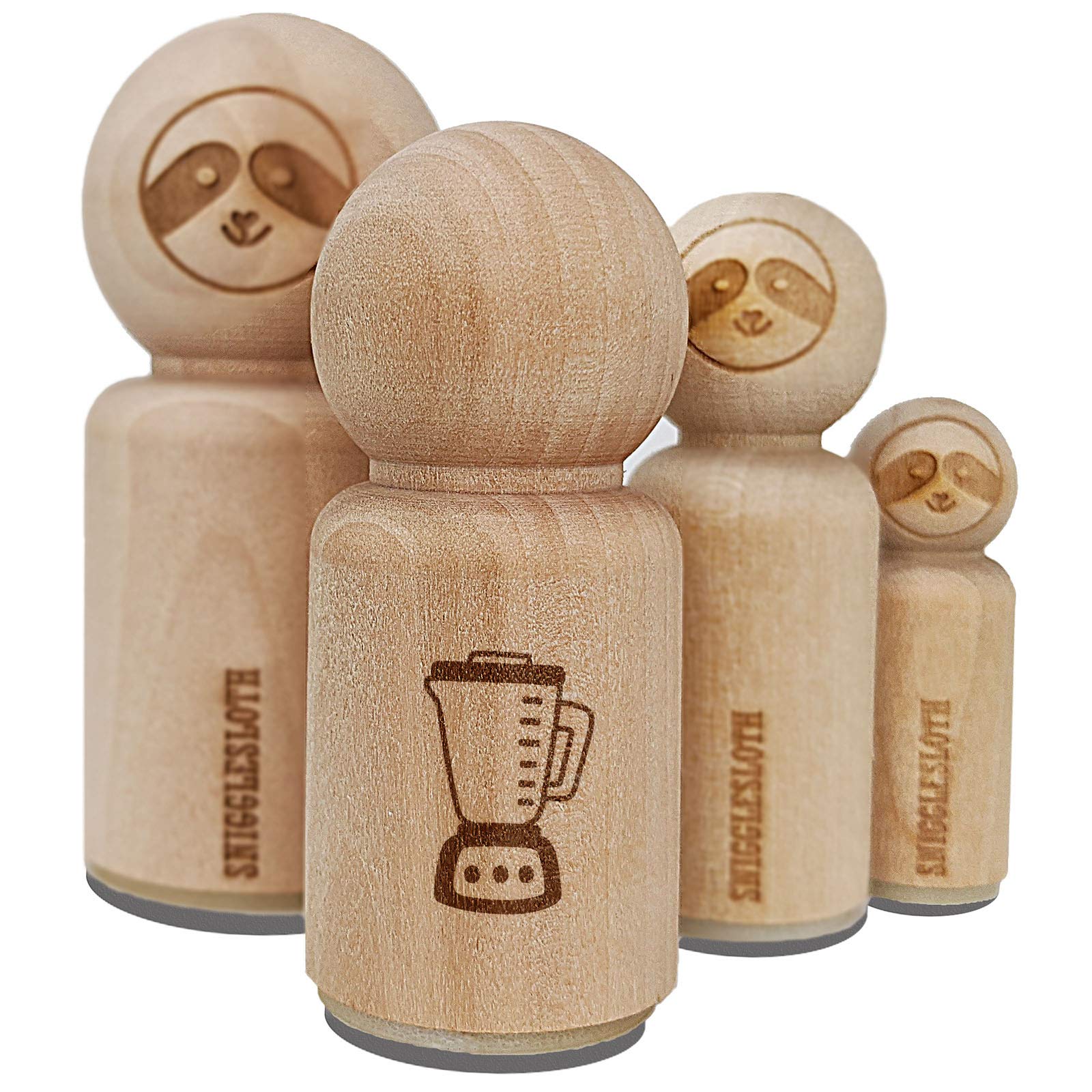 Mini Rubber Stamp for Stamping, Crafting & Planners - 1/2 Inch Small Blender Design for Smoothies & Shakes - Perfect for DIY Scrapbooking, Journaling, Card Making & Home Decor
