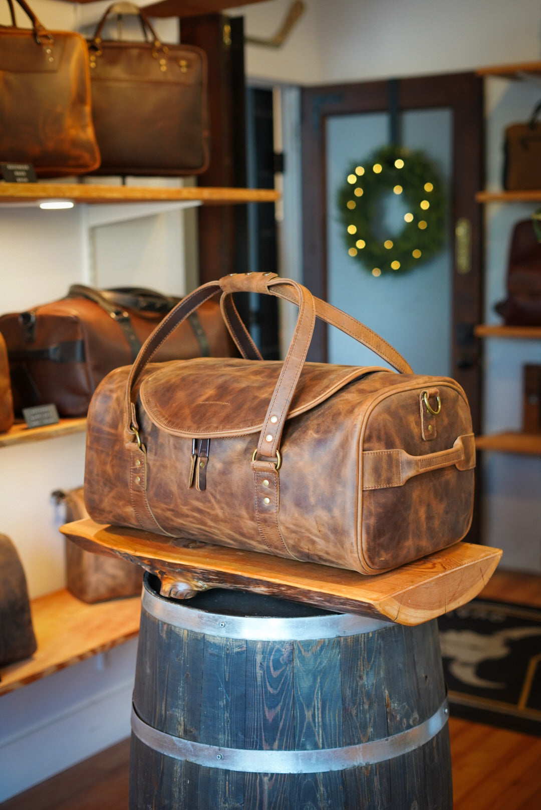 U-Shaped Opening Weekend Warrior Backpack - Golden Wheat Color for Hiking, Travel & Outdoor Adventures