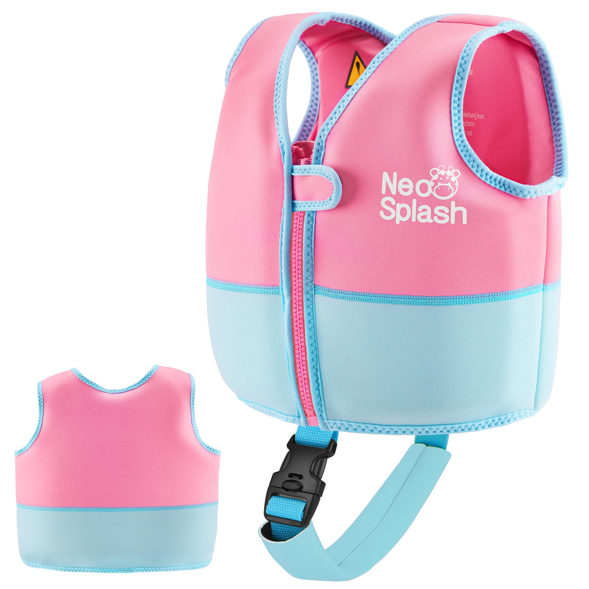Best Neoprene Kids Swim Vest - Adjustable Safety Strap for Ages 1-6 | Swimming Aid for Toddlers & Preschoolers | Perfect for Pool, Beach & Water Park Safety
