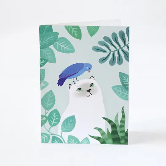 Colorful Dodo Toucan Greeting Card - Perfect for Friendship, Birthdays & Special Occasions - Unique Handmade Card for Friends & Loved Ones