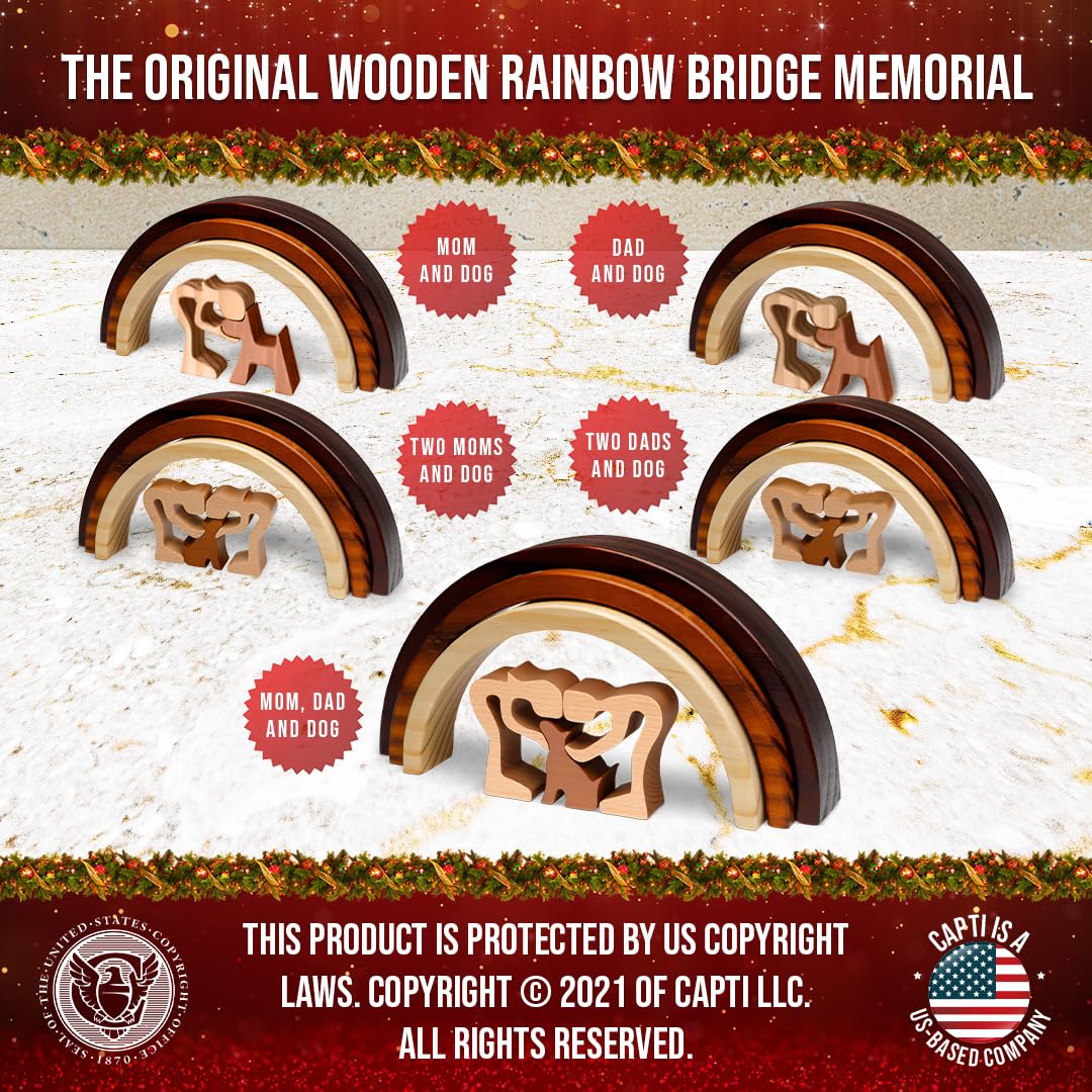 Rainbow Bridge Pet Memorial Gifts for Dogs & Cats - Sympathy Keepsake for Pet Loss - Comforting Bereavement Gift for Dog Mom & Dad - Perfect for Healing After Losing a Beloved Pet - Use as Thoughtful Condolence Gift or Memorial Display