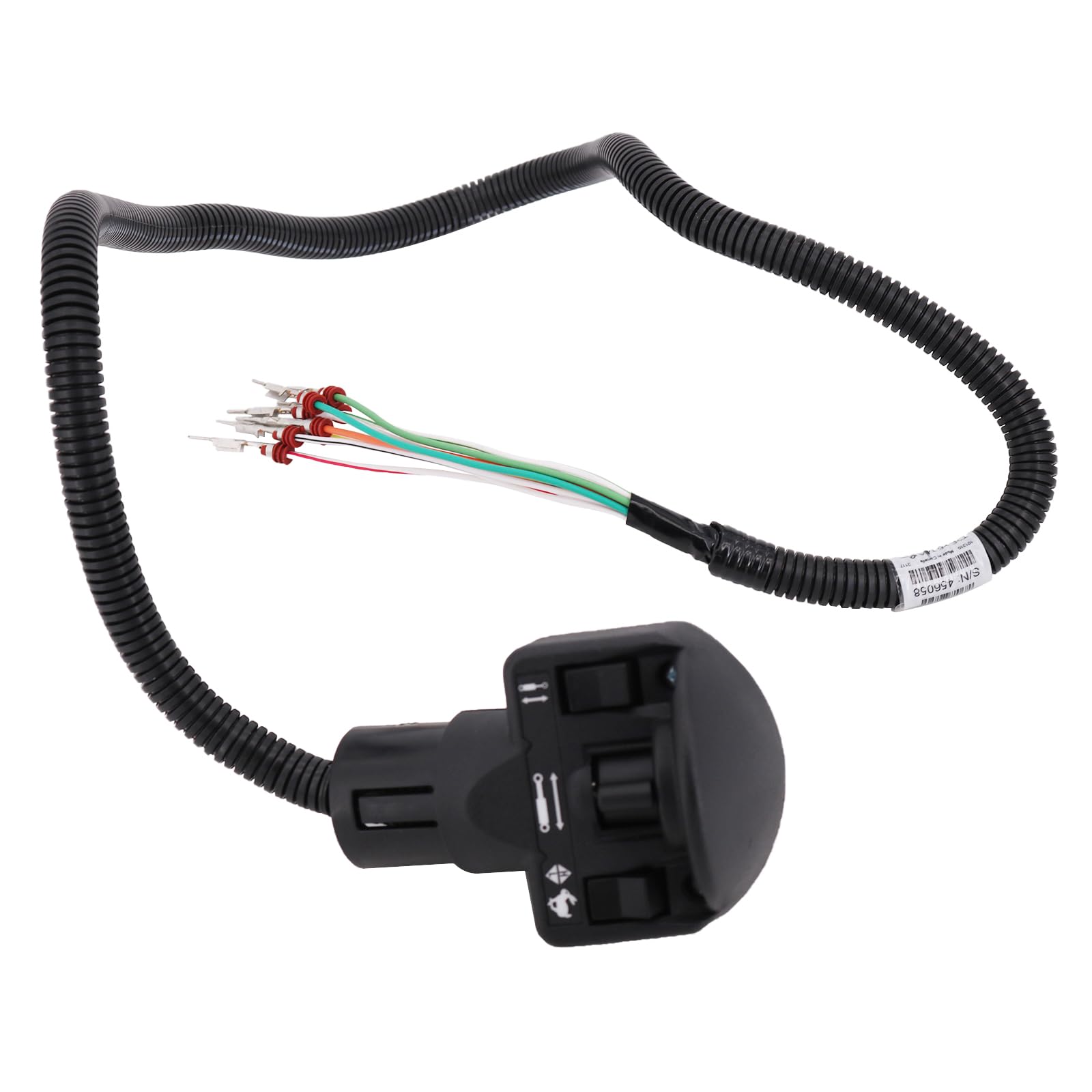 Bobcat Track Loader & Skid Steer Loader Right Auxiliary Four Switch Handle 6680418 - Compatible with Models 751, 753, 763, 773, 863, 864, 873, 963 - Perfect for Construction, Landscaping & Farm Equipment Repairs