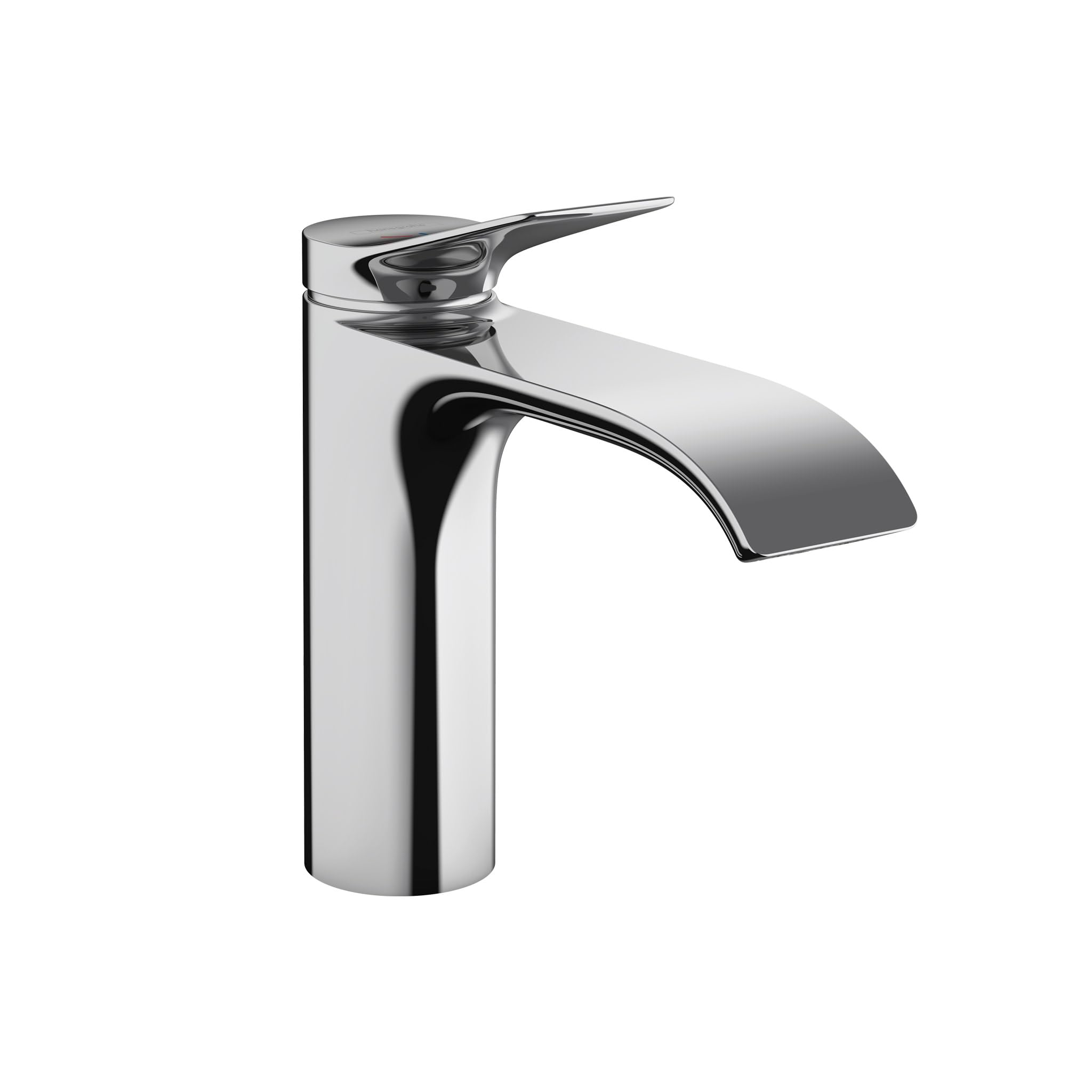 Hansgrohe Vivenis Modern 1-Handle Single Hole 7-Inch Tall Bathroom Sink Faucet in Chrome - 75020001 - Perfect for Small Bathrooms & Powder Rooms