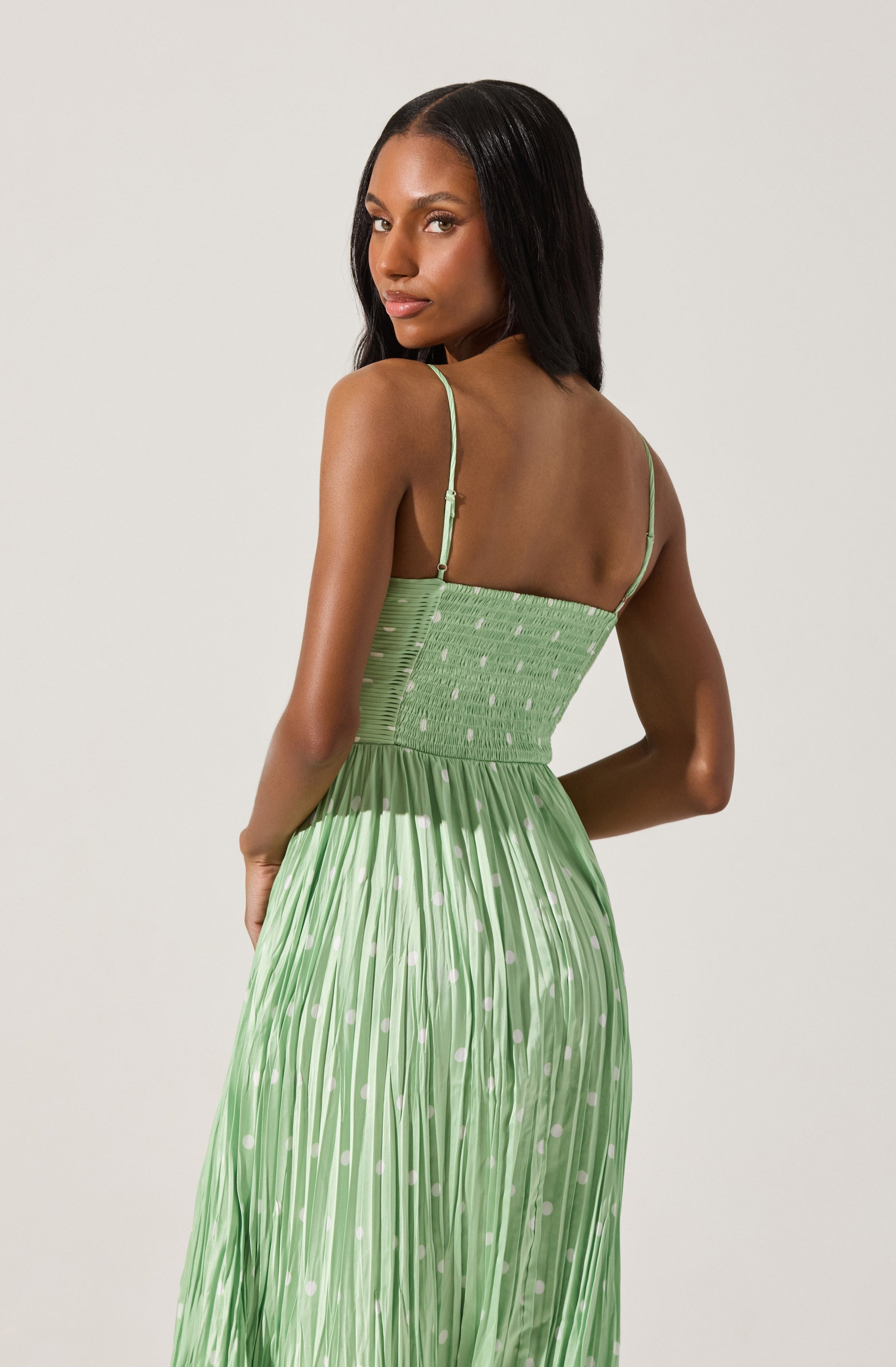 Maeve Printed Pleated Midi Dress - Floral Summer Dress for Women, Casual & Party Wear, Perfect for Beach Vacation, Date Night and Office Outfits