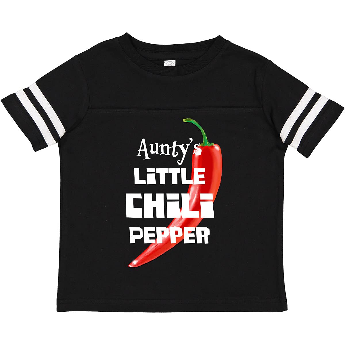 Inktastic Aunty's Little Chili Pepper Toddler T-Shirt - Cute & Comfortable Kids Tee for Playdates, Family Outings & Birthday Parties