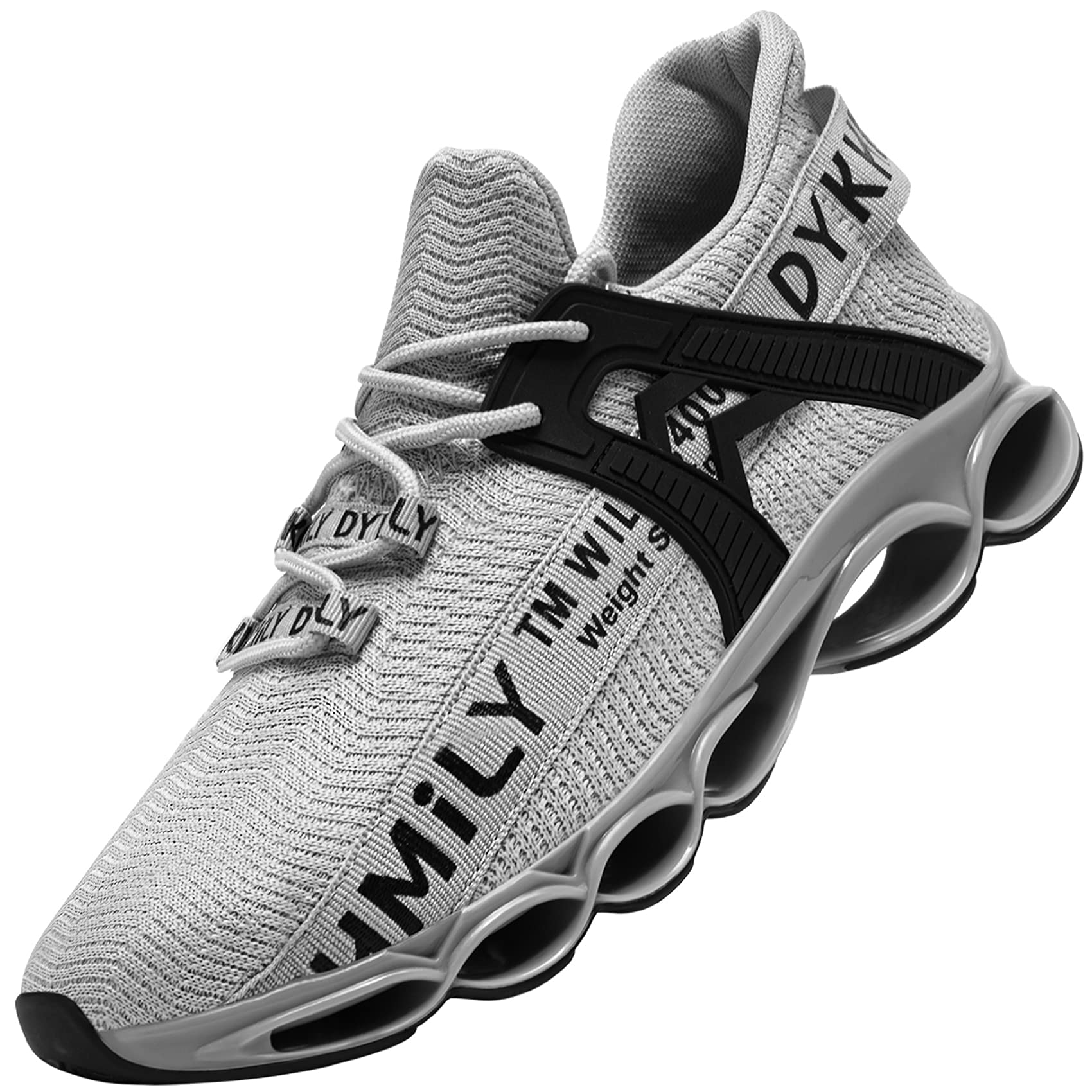 DYKHMILY Women's Steel Toe Sneakers - Lightweight Slip On Safety Shoes with Wide Width & Breathable Design for Work, Construction, Warehouse & Outdoor Activities
