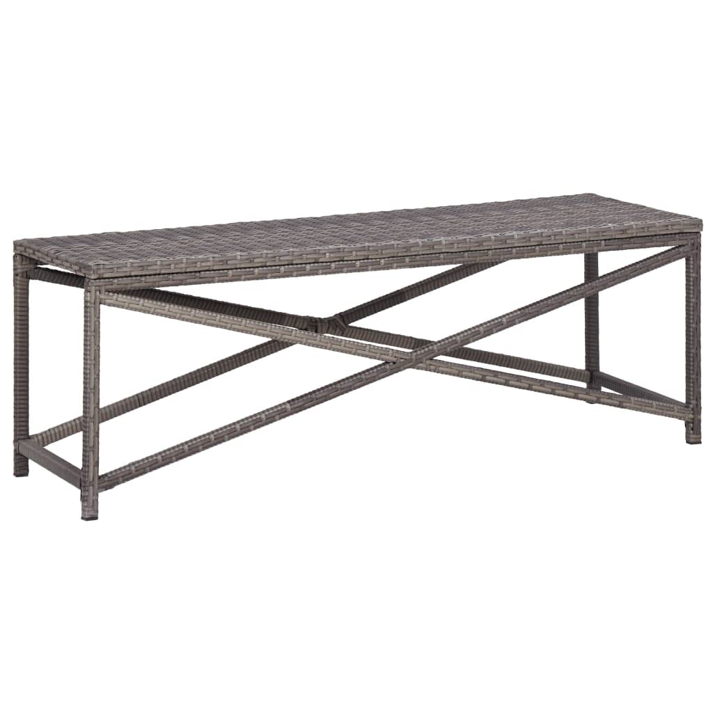 Modern Outdoor Bench Seat - 47.2