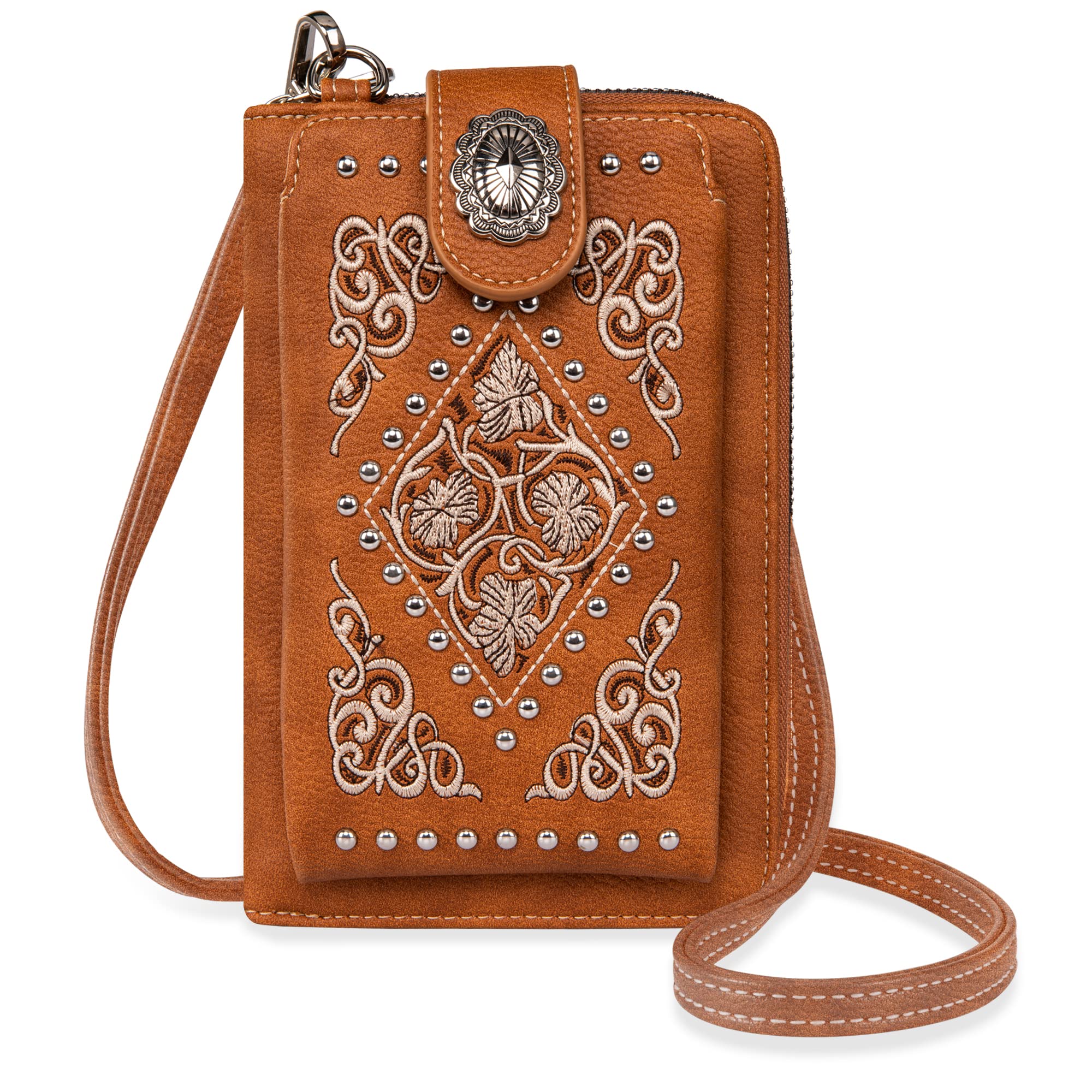 Montana West Women's Crossbody Phone Purse - Western Wallet Bag for Daily Use