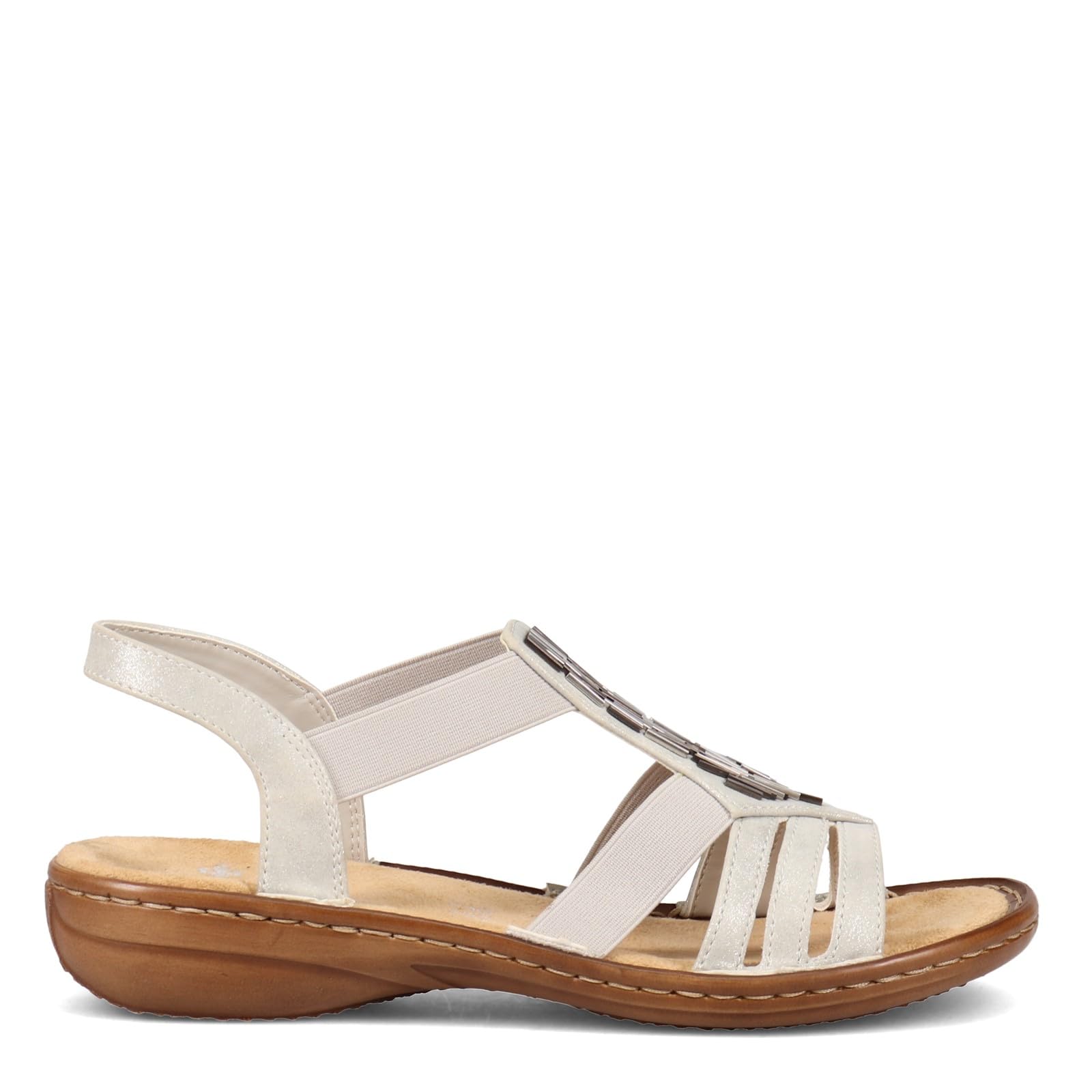 Rieker Women's Comfortable Open & Closed Toe Sandals - Lightweight Casual Summer Shoes for Walking, Travel & Beach Outfits