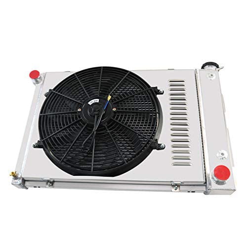 High-Performance 4 Row Aluminum Radiator for 1967-1969 Chevy Camaro & Pontiac Firebird V8 - 23